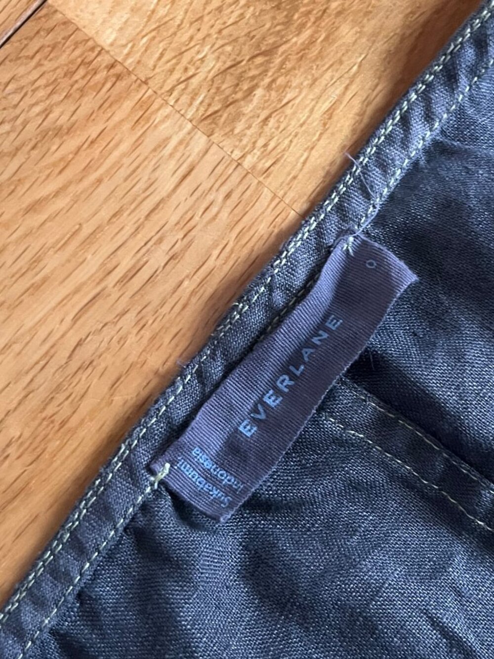 Everlane Cropped Button-front Linen Tank - Picture 5 of 5